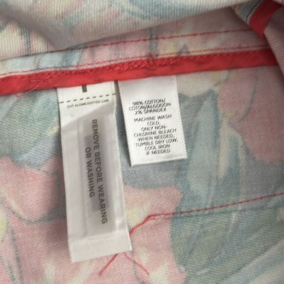 Ann Taylor LOFT Tropical Print Skirt Size 6 NWOT - Picture 6 of 6